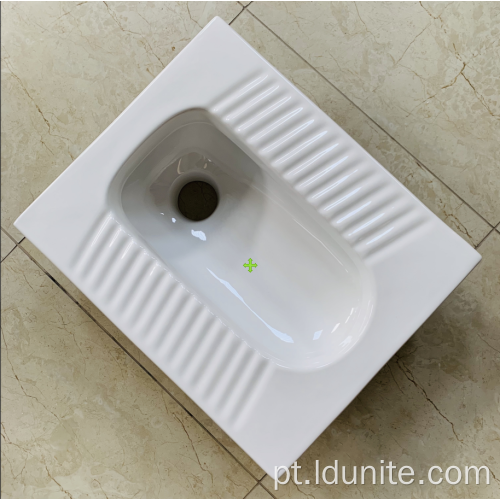 Banheiro Cerâmica Squatting WC Pan Antiskid Squat Pan